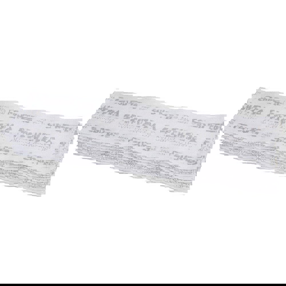 Wet Mop Pad: Hook & Loop, White & Gray Mop, Microfiber